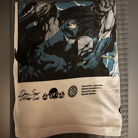 KNIGHT FALL "PREMIUM" OVERSIZED TEE  IN WHITE - Picture 6 of 8